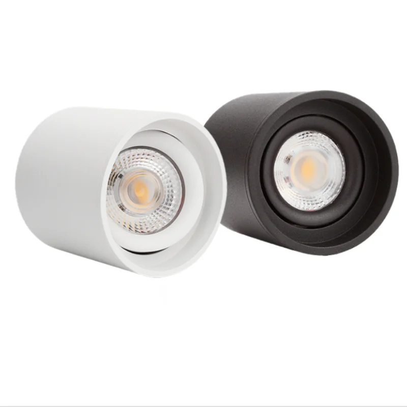 

Dimmable Cylinder LED Downlights 7W 10W 12W 15W COB Ceiling Spot Lights Backg Round Lamps Lndoor Lighting