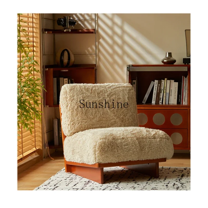 

Small apartment lazy small sofa minimalist reading sofa