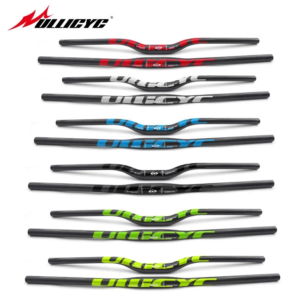 ULLICYC MTB Handlebar  CHINA Top Brand 31.8mm Carbon Flat Or Rise 580/600/620/640/660/680/700/720mm CB186 Bicycle Accessories