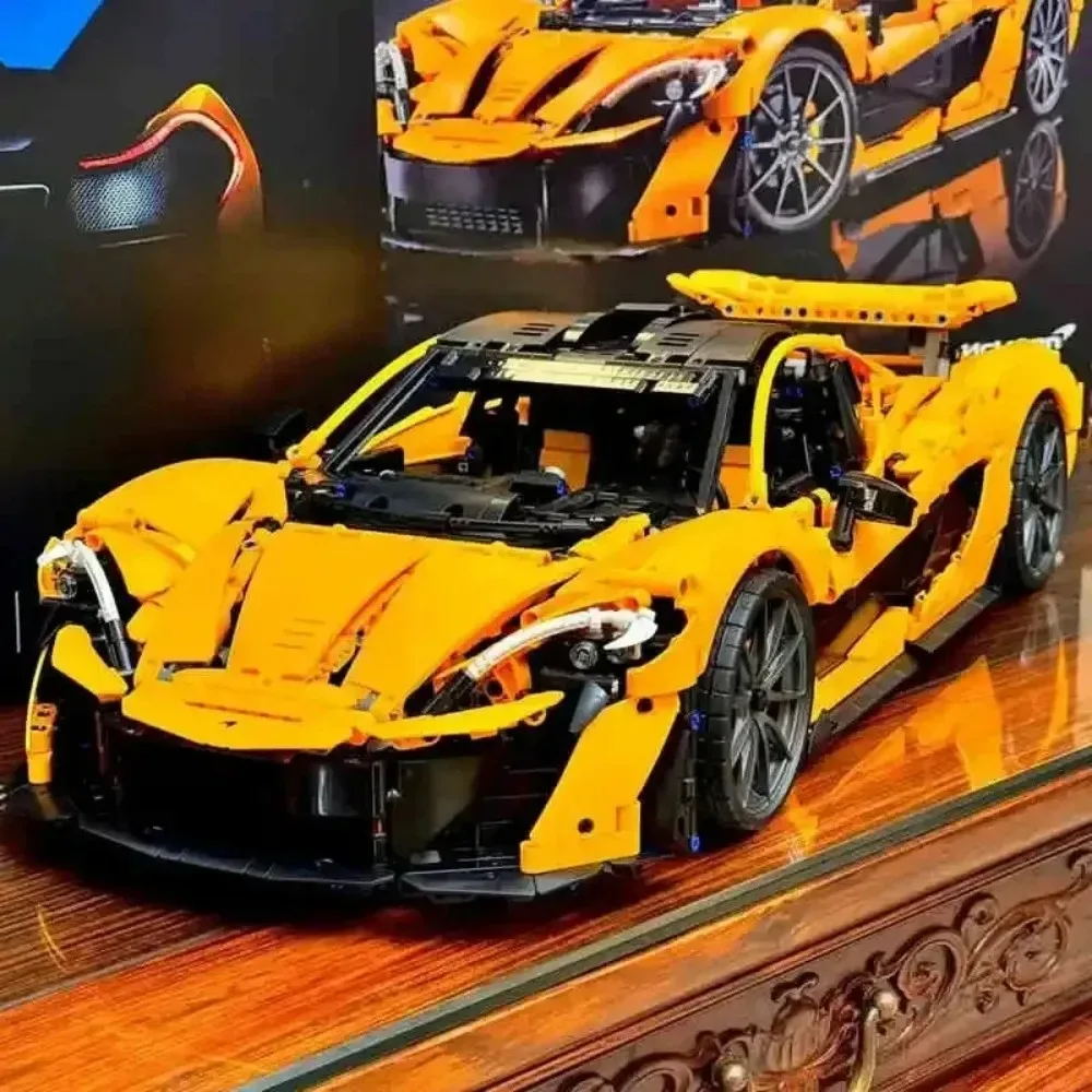 3893 قطعة لعبة رائجة البيع متوافقة مع MOC 1:8 supercar 42172 ماكلارين P1 مجموعة مكعبات البناء لعبة أطفال هدية عيد ميلاد