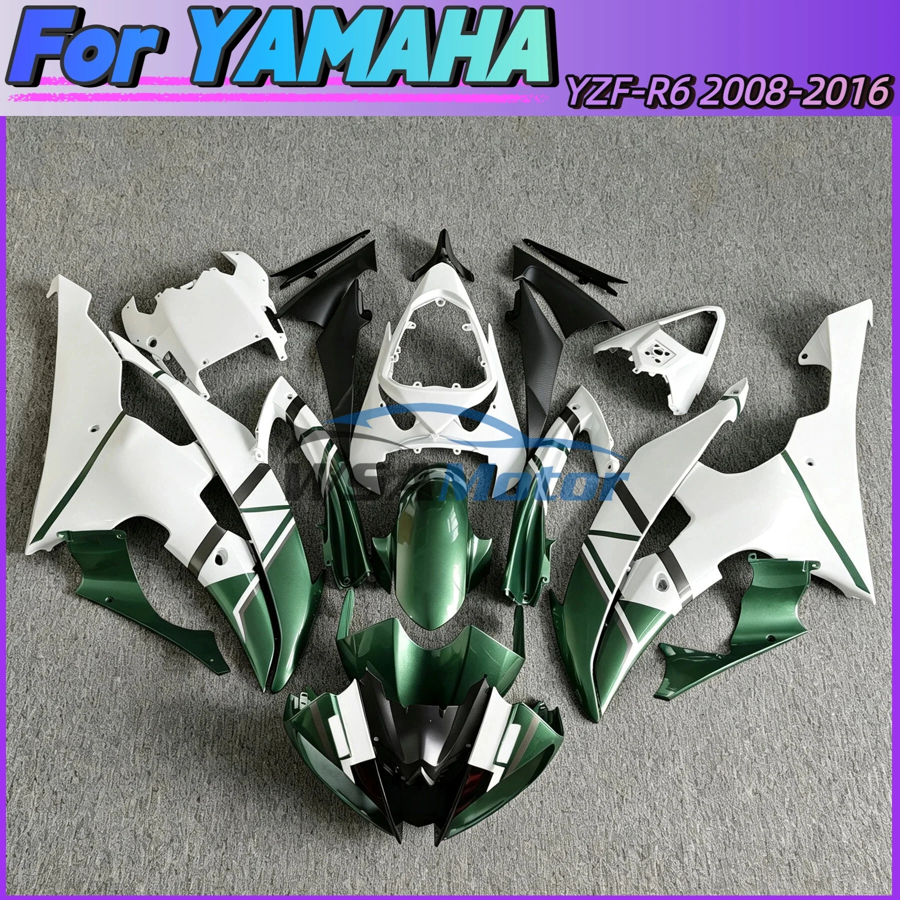 Motorcycle Fairing Kit For R6 08 09 10 11 12 13 14 15 16 FOR YZFR6 2008 2009 2010 2011 2012 2013 2014 2015 2016 Unpainted