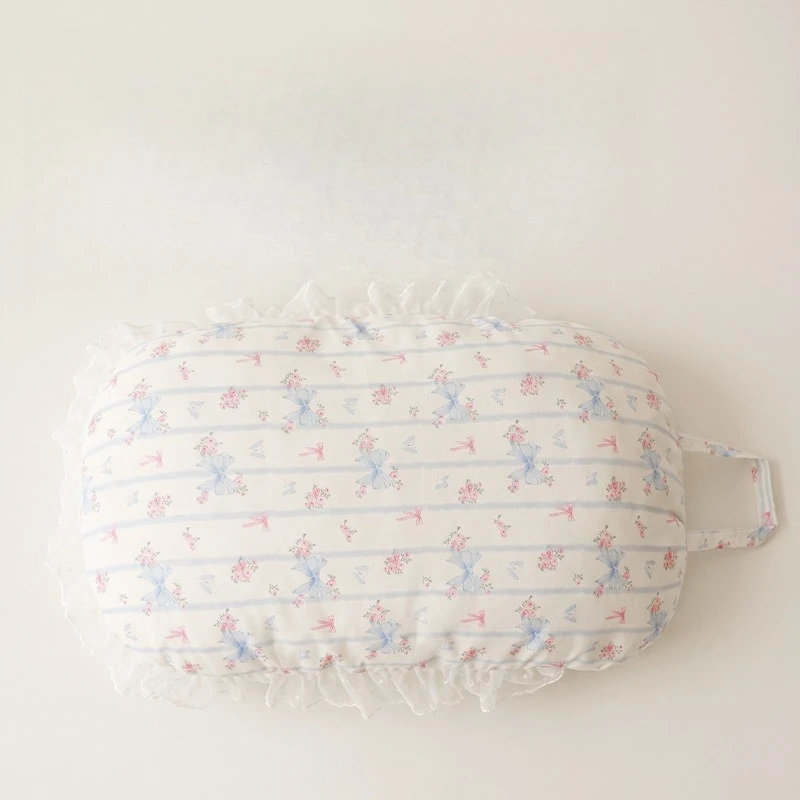 Cute Lace Pet Stroller Pad All-season Breathable Pet Cart Cushion Neck Rest Pillow for Small Dog Cat Stroller Accessories