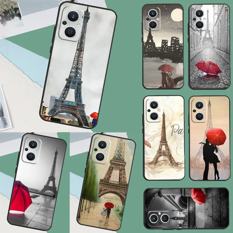 Red Umbrella Eiffel…