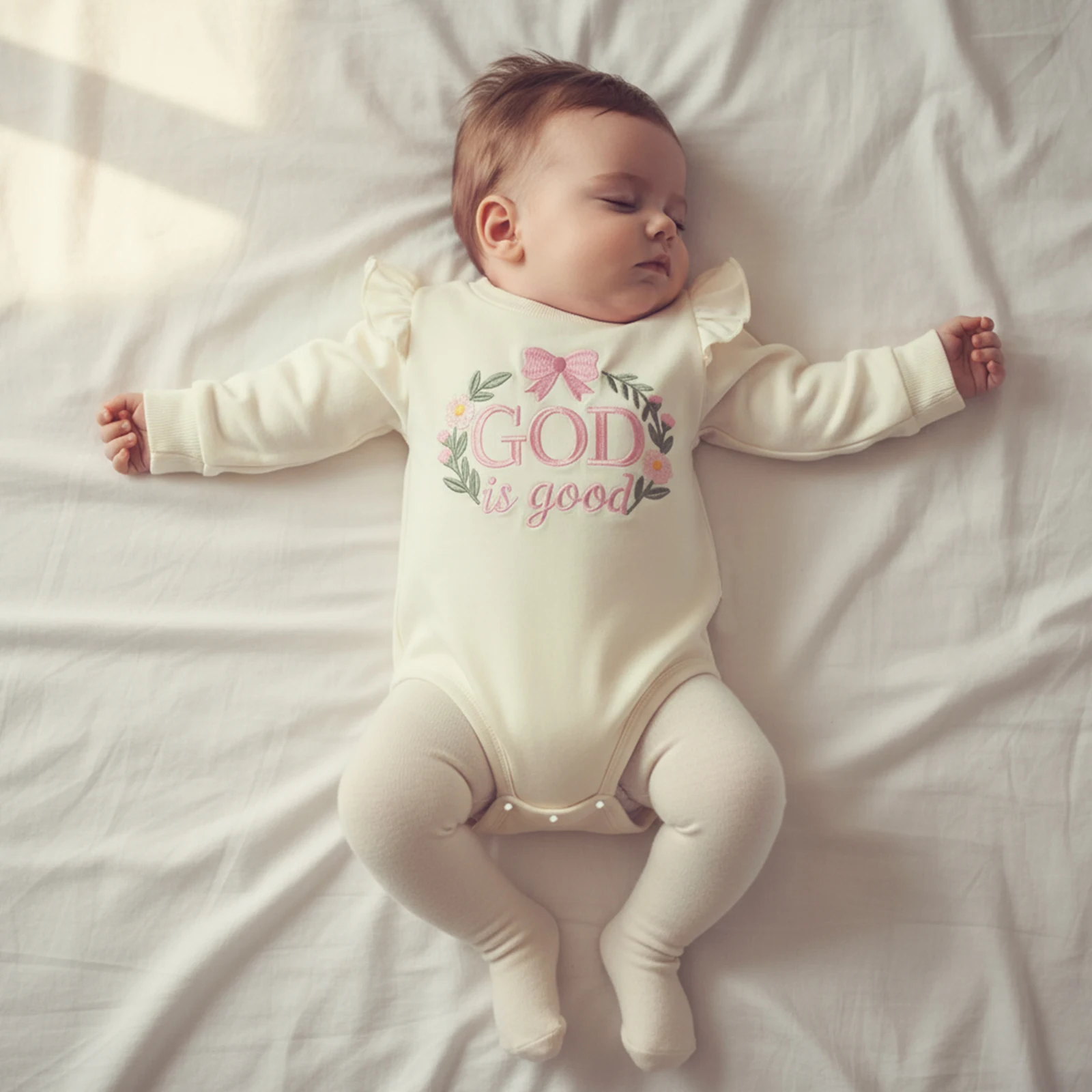 SUNSIOM طفلة الخريف رومبير عادية كم طويل س الرقبة رسالة التطريز البلوز رومبير