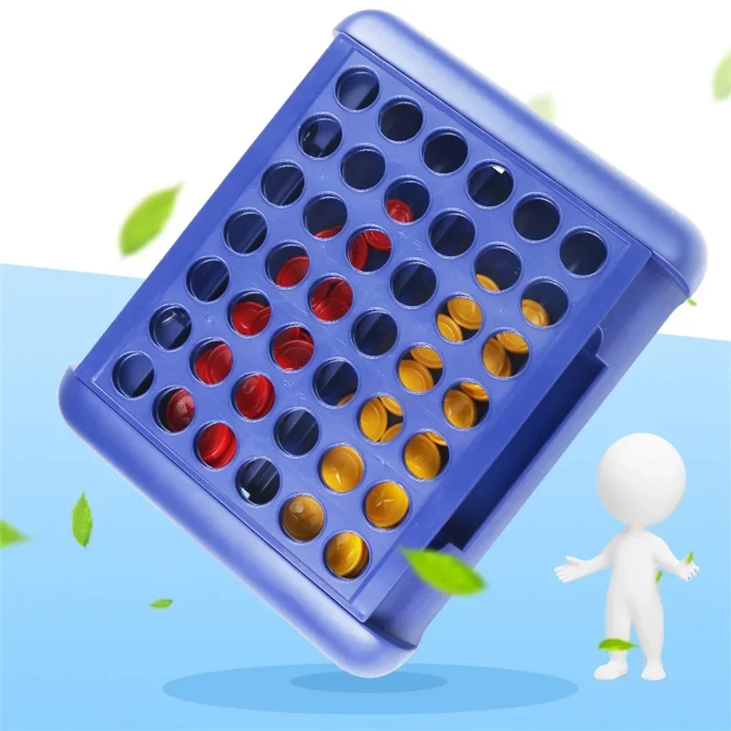 Klassisches Familien-Partyspiel, faltbares Connect-4-in-a-Line-Brettspiel, frühpädagogisches Puzzle, Denkspiel für Kinder, Denktrainingsspielzeug – Detail 7