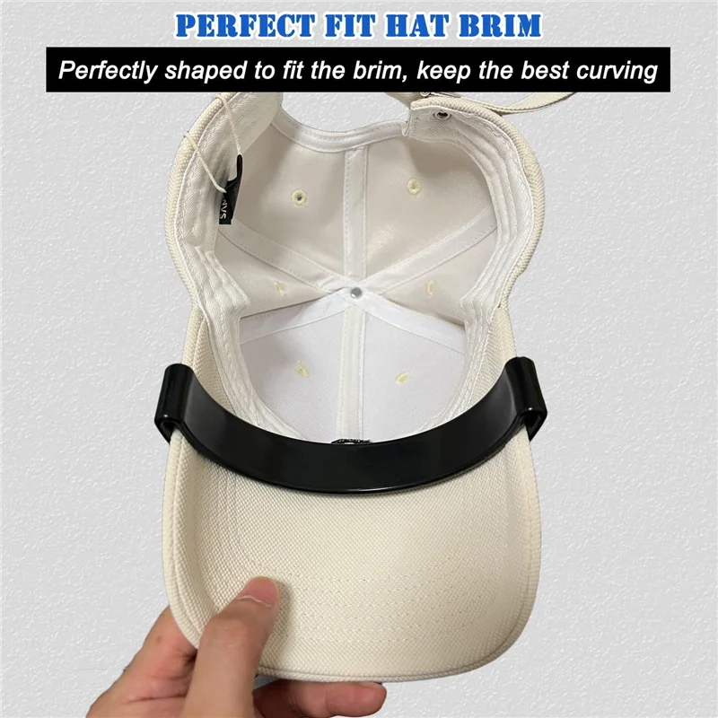 【A08I】Hat Bill Bender, Hat Brim Bender, Hat Curving Band Brim Shaper For Caps, Comes With Hat Sizing Reducer Tape 2Pcs view 3