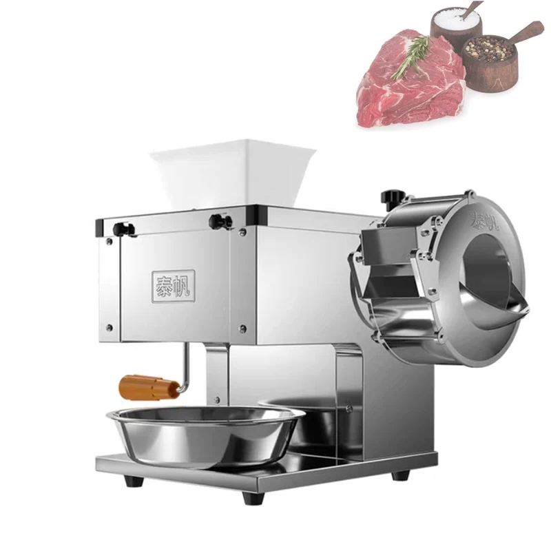 

Electric Home&Commercial Meat Slicer Stainless Steel Slicer Wire Cutter Fully Automatic Sliced Meat Dicing Machine