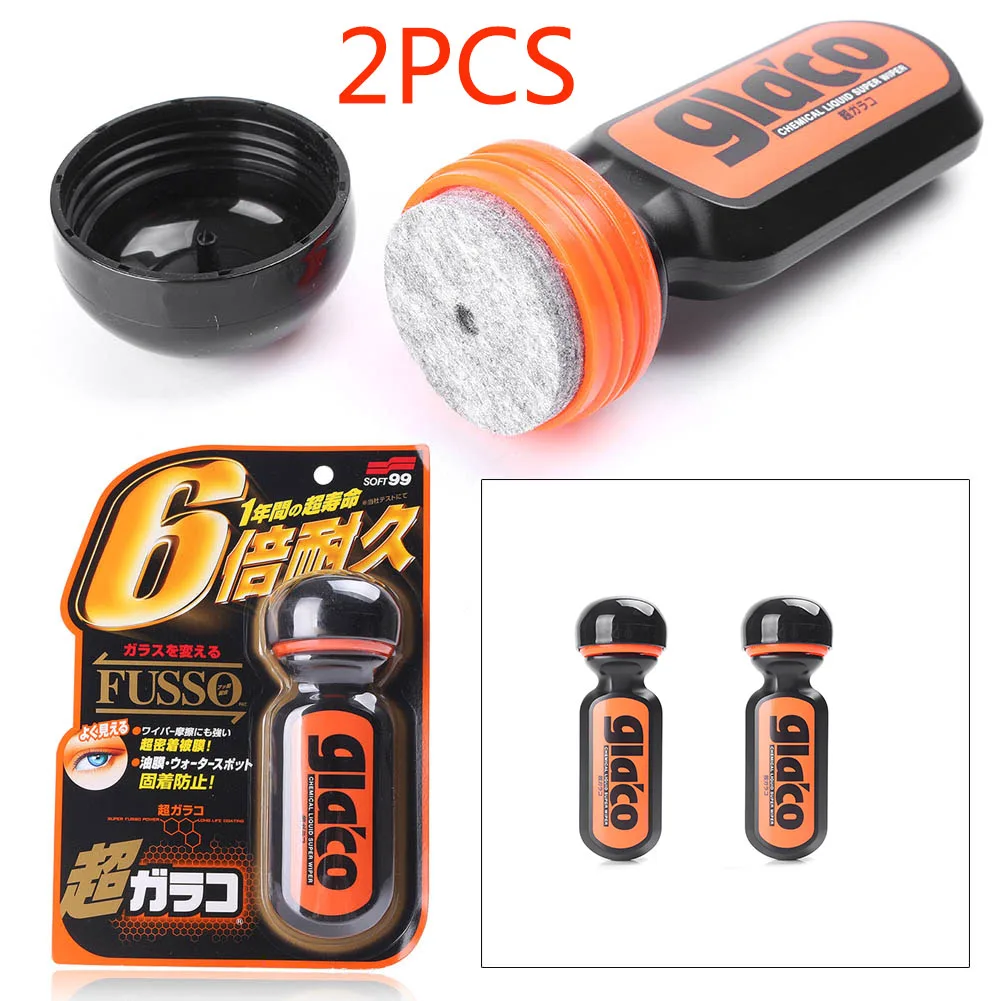 2Pcs 70ml JDM Soft99 Ultra Glaco Long last Car Windshield Glass Water Rain Glaco Repelente De água Brand New With Retail Packing