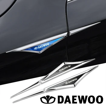 Daewoo Adventra Aveo Damas Evanda Gentra Kalos LABO Lacetti용 합금 자동차 스티커, 자동차 액세서리, 2 개 