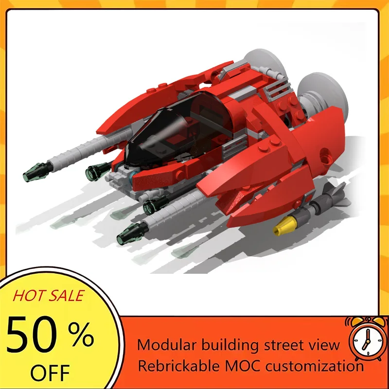 

Набор из 173 деталей: Популярная модель космического корабля из фильма «Звездные войны», конструктор MOC, модульный технологический набор, подарок на праздник, игрушка для сборки для детей