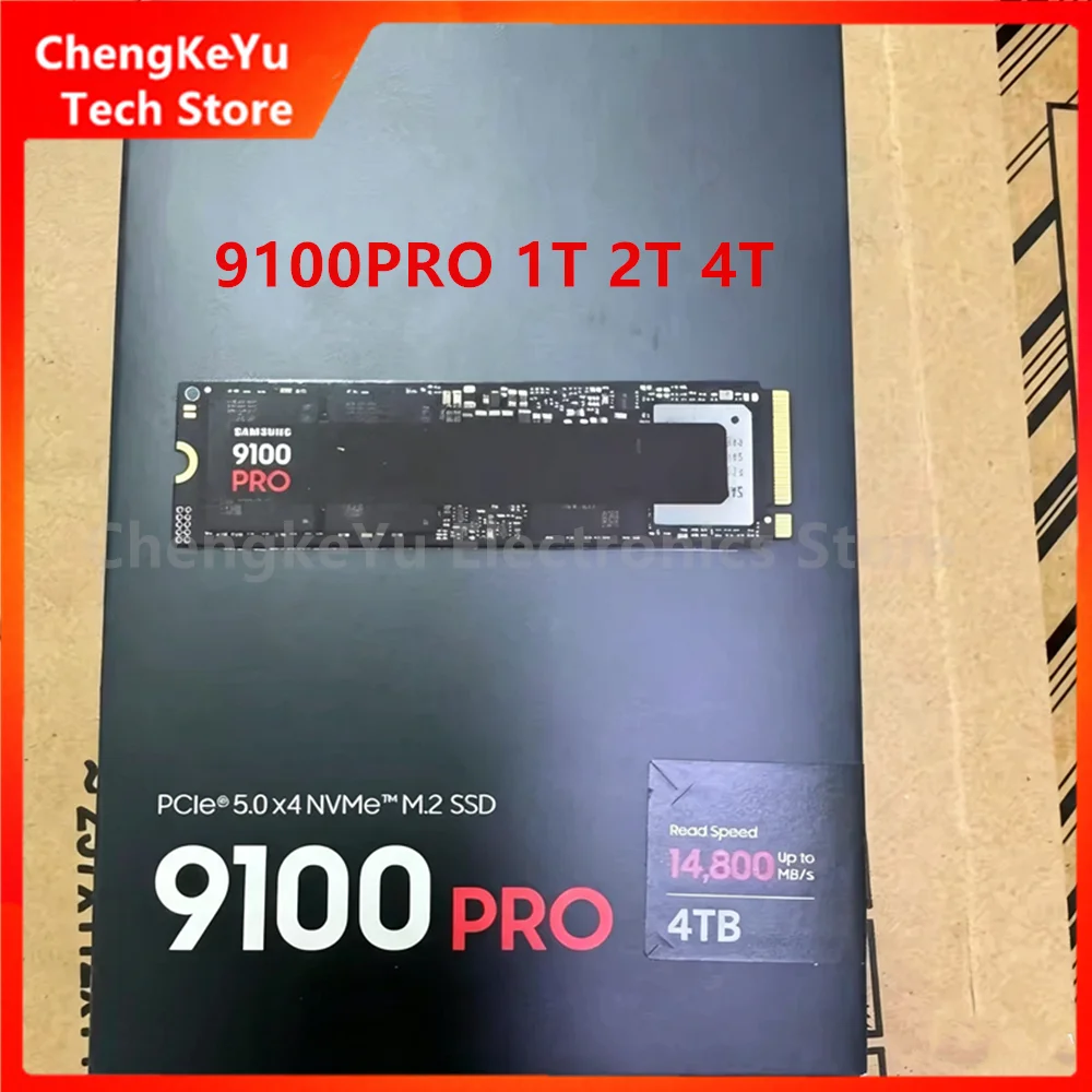 CKY+New&Original For Samsung 9100PRO SSD 2TB 1TB 4TB for Laptop PS5 M.2 High-Performance Computing 3A Gaming NVMe PCIe 5.0