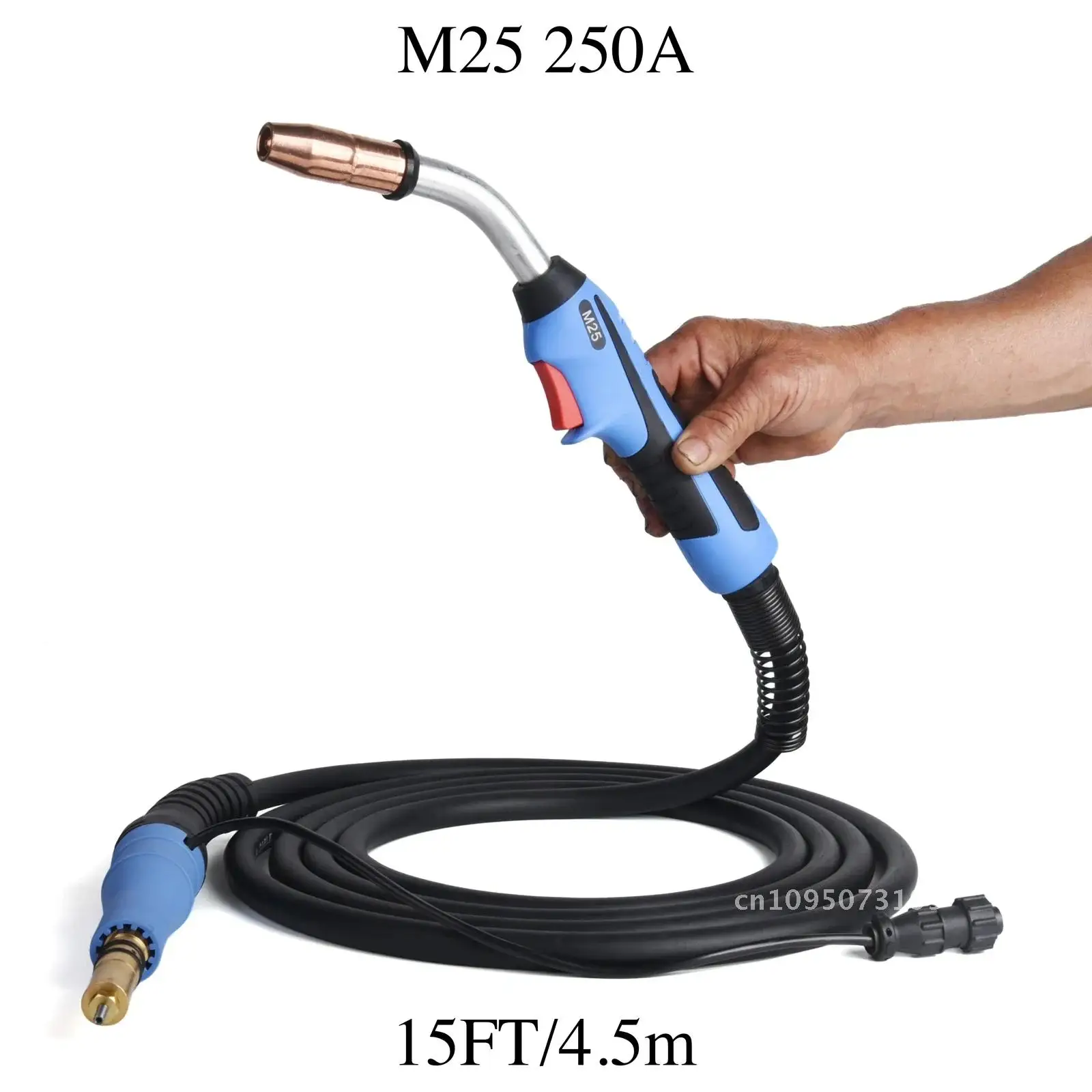 15Ft 250Amp Mig Welding Torch Stinger Replacement Fit 212 169598 M-25 Miller 252 Fit and Millermatic