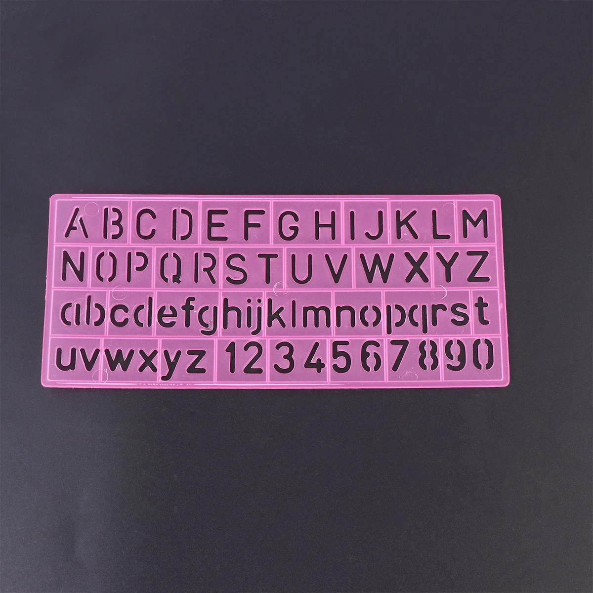 

4 Pcs Letter Template Rulers Plastic Painting Drawing Small Alphabet Graffiti Animal Paper Child Colorful