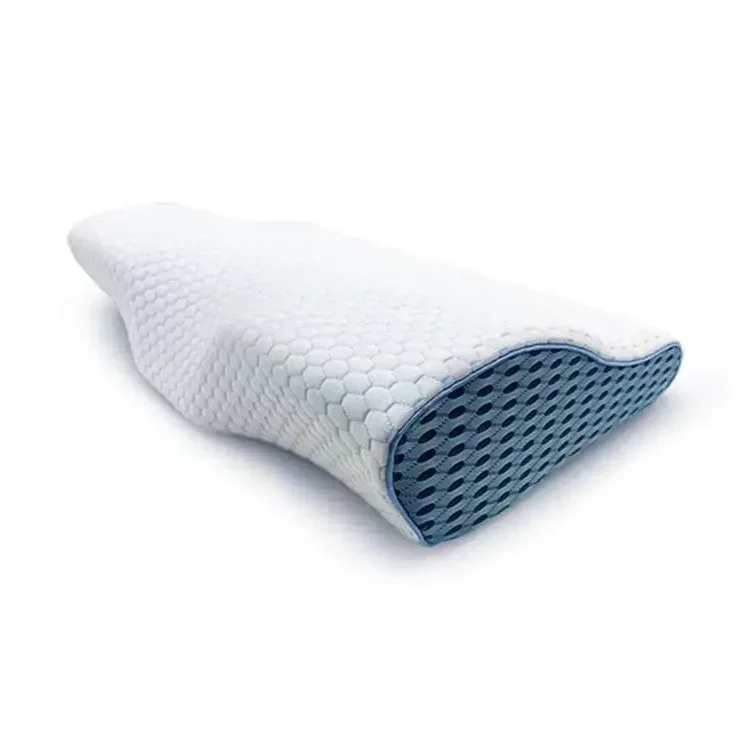 Comfortable Wave Shaped New Memory Foam Pillow Neck Supports Bed Pillow Cervical Contour for Sleep Targeted on Neck Region