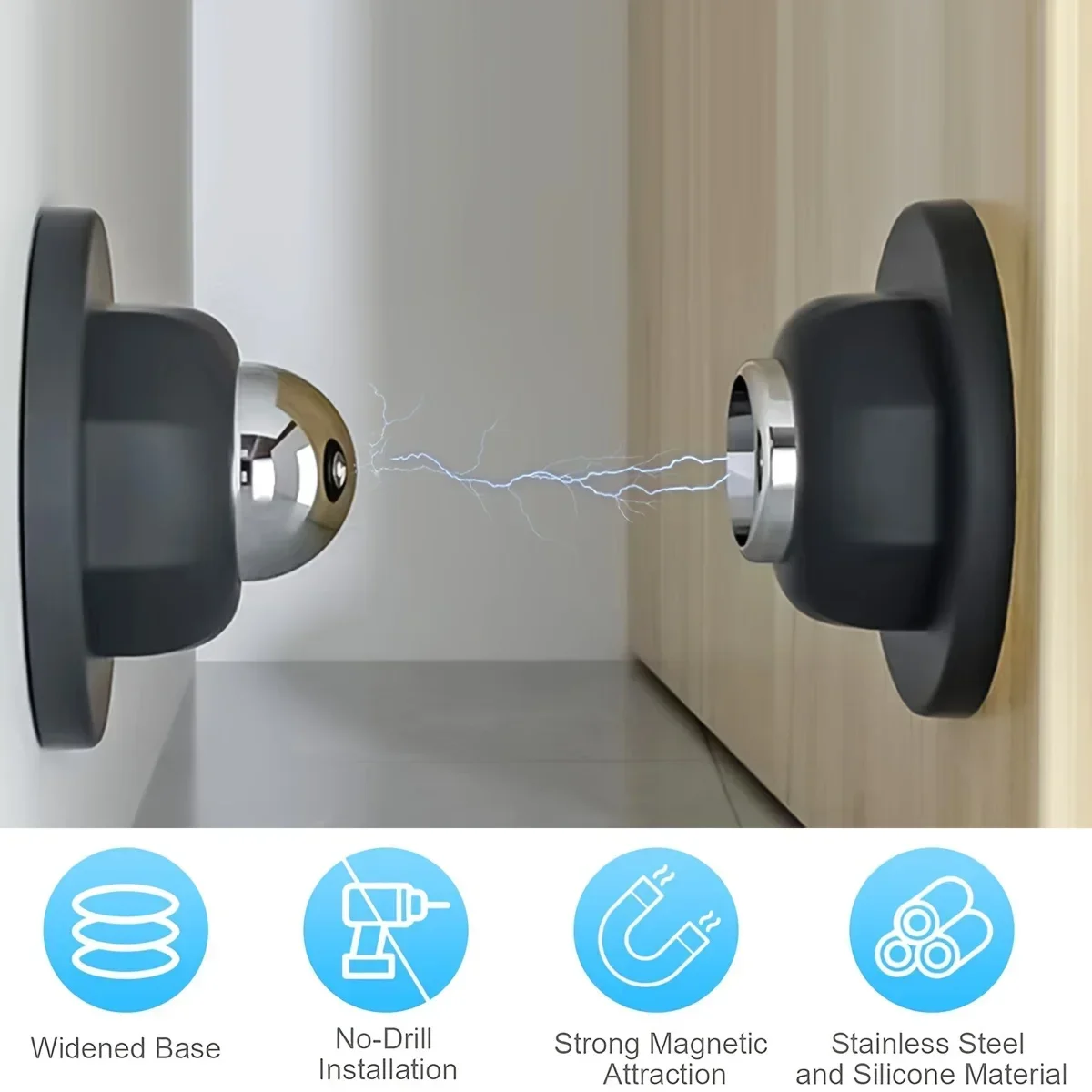 Magnetic Door Catch Kitchen Door Retainer RV Door Stop Retaining Catch Latch for RV Caravan Camper Motorhome Boat Door Holder