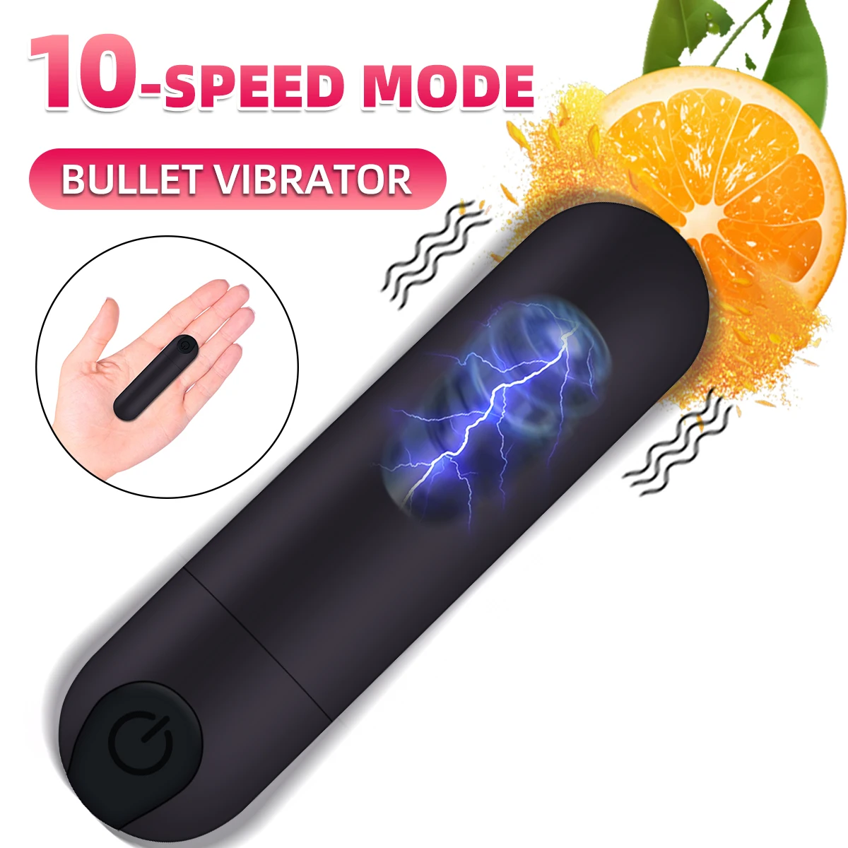 

USB Charging 10 Speeds Mini Bullet Vibrators Vagina Clit Massager for Female Adult Sex Toys for Women Clitoris Nipple Stimulator