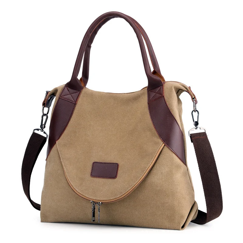 Multifunctionele Canvas Tas Dames Casual Crossbody Tas Nieuwe Koreaanse Mode Veelzijdige Trendy Schoudertas Dames Handtas