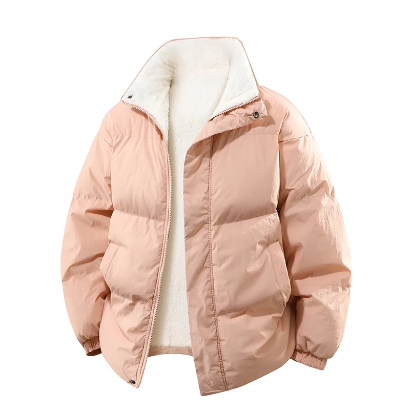 Hommes Parkas épais chaud hiver veste matelassée veste ample décontracté coton rembourré manteau automne hiver col montant vêtements d'extérieur