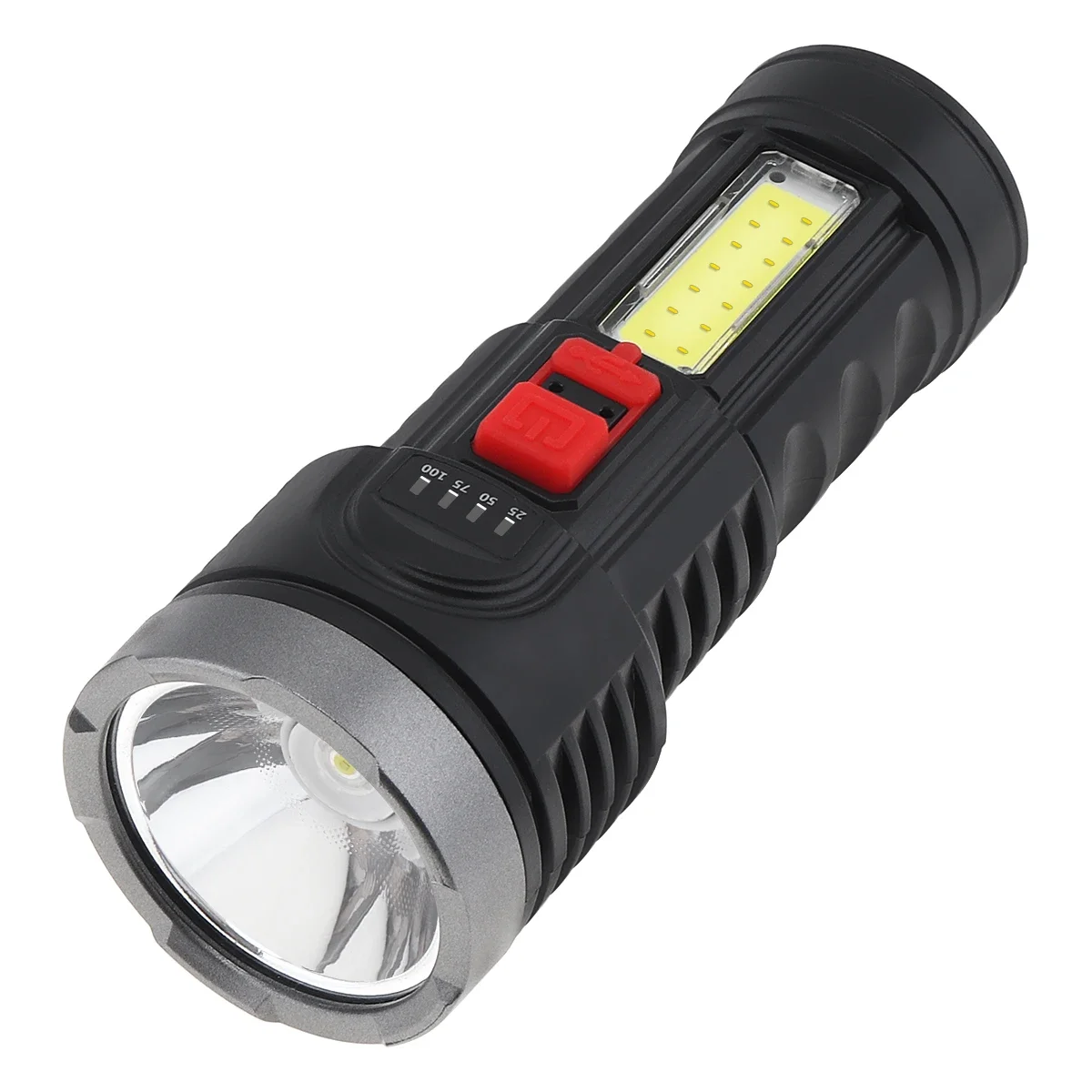 البوب HB822 Q5 LED الأضواء المحمولة مصباح يدوي قابل لإعادة الشحن يده الكشافات للتخييم في الهواء الطلق الإضاءة/مشاعل الصيد