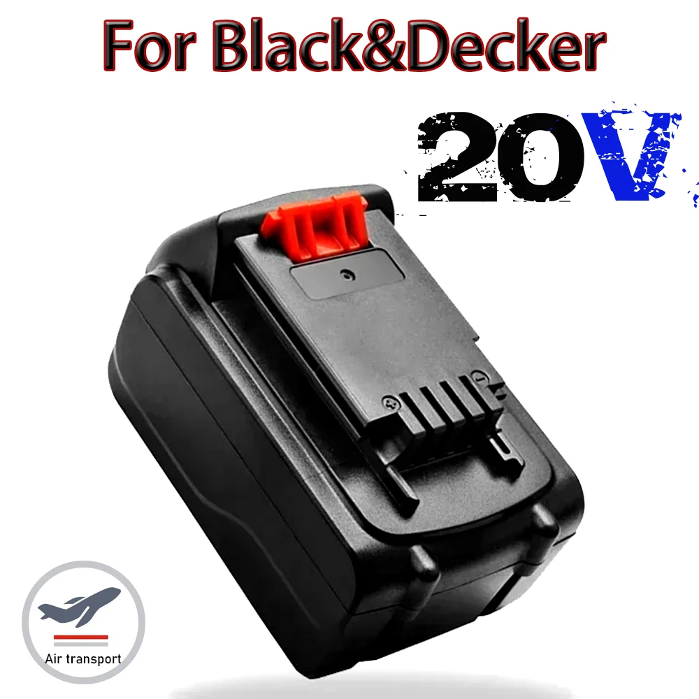 

For BLACK&DECKER 20V 6000/8000mAh Li-ion Battery， Compatible LB20 LBX20 LBXR20 Electric Tools