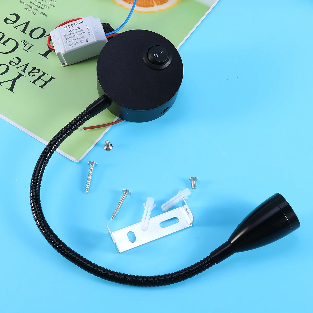 

3W Led Wall Lamp Modern Reading Light For Home Office Jewelry Counter Bookshelf Bars Exhibition Halls Cabinet Hotel Indoor