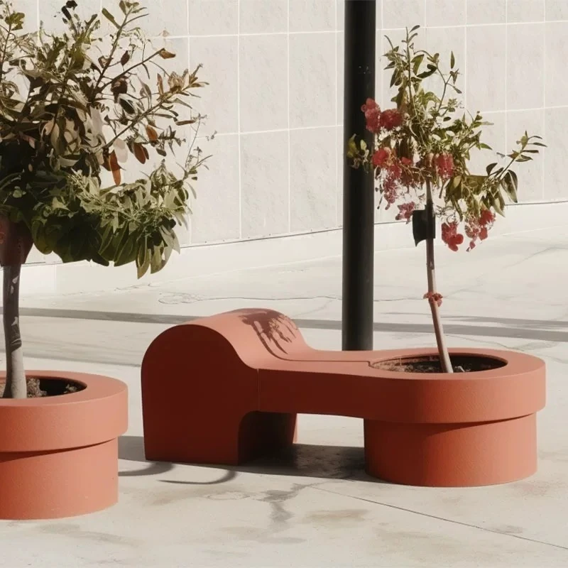

Italian Minimalist Garden Chairs Nordic Premium Cafe Commercial Street Planter Patio Chair Outdoor Furniture Muebles Jardin FYSS