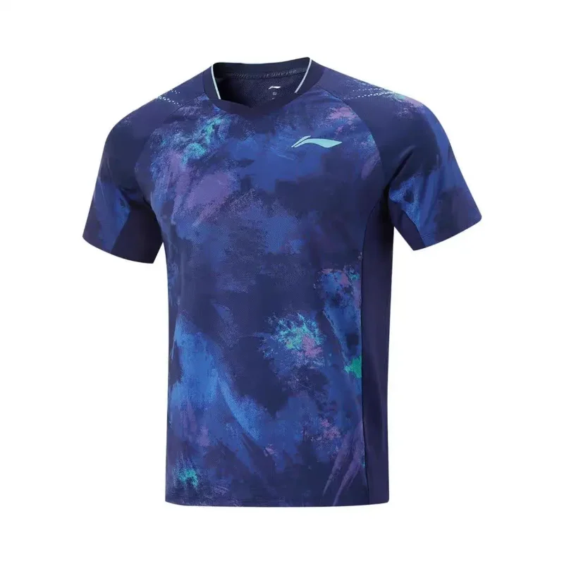 2025 New Table Tennis Sportswear Badminton Short-sleeved Training Suit Breathable Quick-drying Sweat-absorbent T-shirt Top