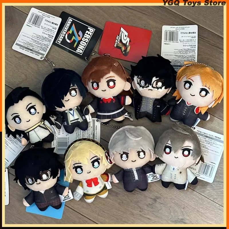 NEW Persona Plush 25th Anniversary Joker Shiomi Kotone Yuuki Makoto Cosplay Anime Plushie Pendant Cute 10cm Kids Christmas Gifts