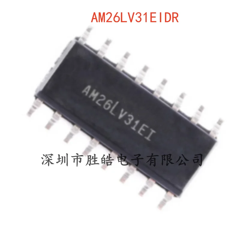 

(2PCS) NEW AM26LV31EIDR Four-Way Differential Line Driver Chip SOIC-16 AM26LV31EIDR Integrated Circuit