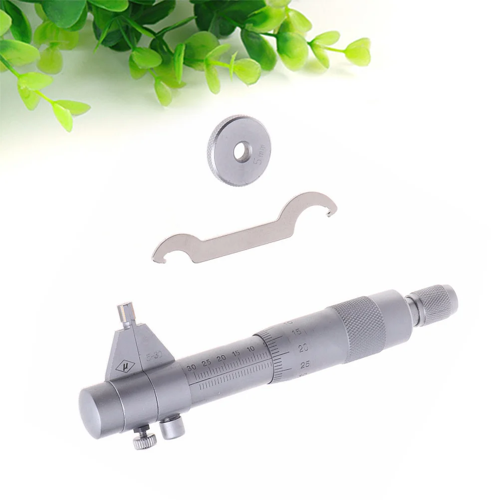 

Inside Micrometer Stainless Steel Carbide-Tipped Locking Clamp Measuring Instrument for Internal Diameter Precision Measurement