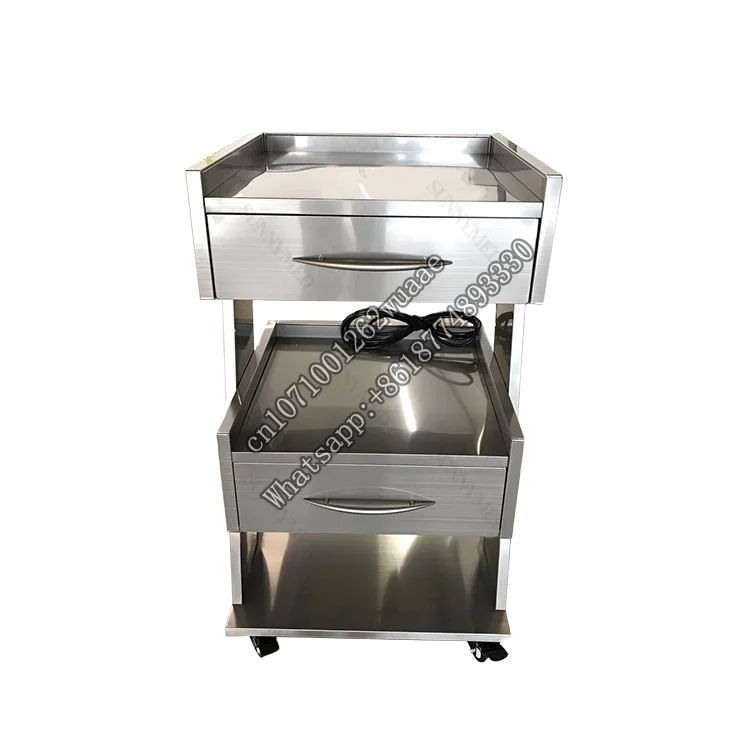 SY-YR09 Convenient Stainless Steel  Cabinet with power for Clinic