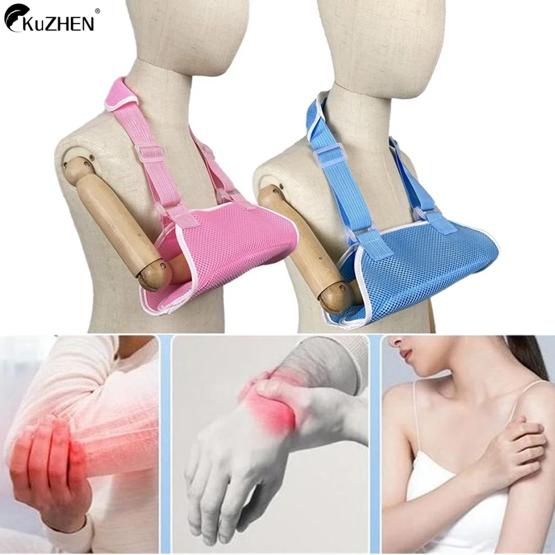 Child Adjustable Breathable Arm Sling Universal Support Shoulder Strap Brace Immobilizer Wrist Elbow Forearm Support Brace Strap