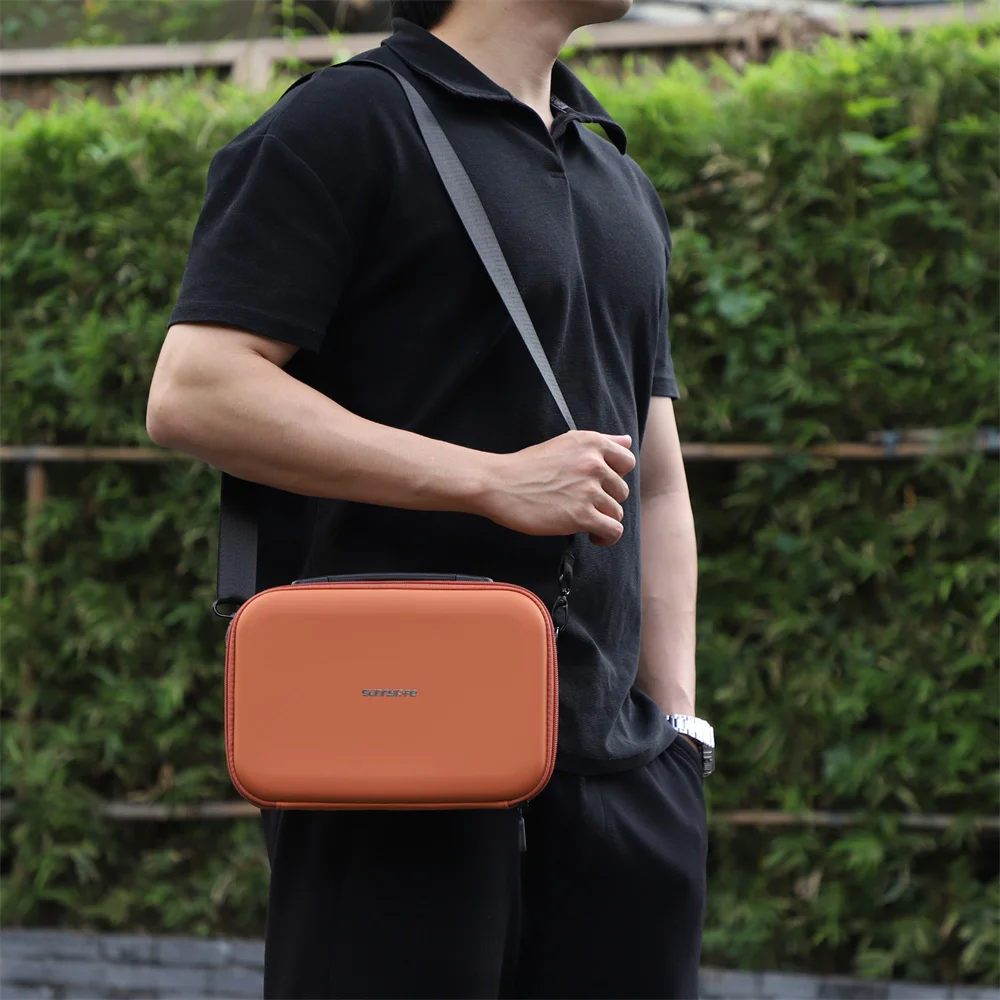 Bolsa de almacenamiento para DJI NEO Box, correa para el hombro/mango, Estuche de transporte, Combo de cuero PU, cubierta dura remota Multi RC-N3, protección portátil