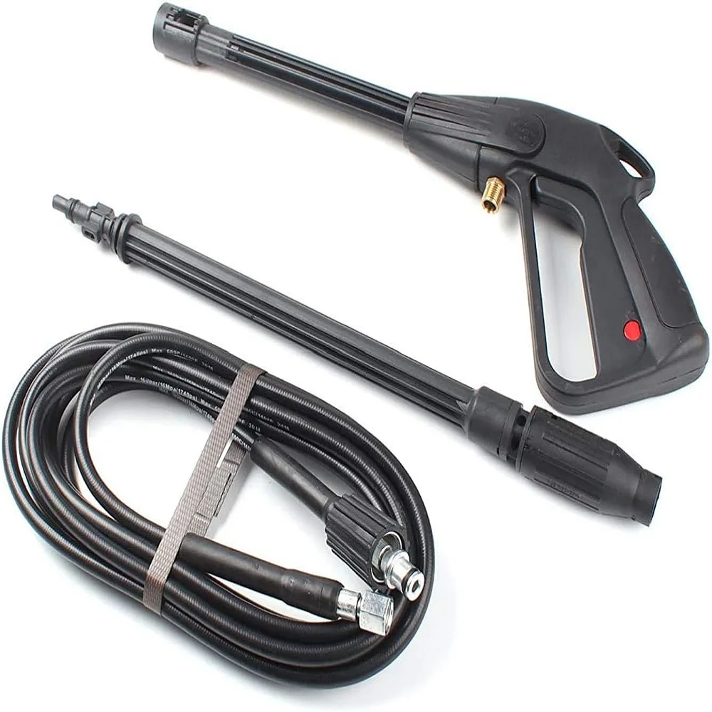 High Pressure Washer Spray Gun Washing Hose Kit Jet Lance Wash Nozzle