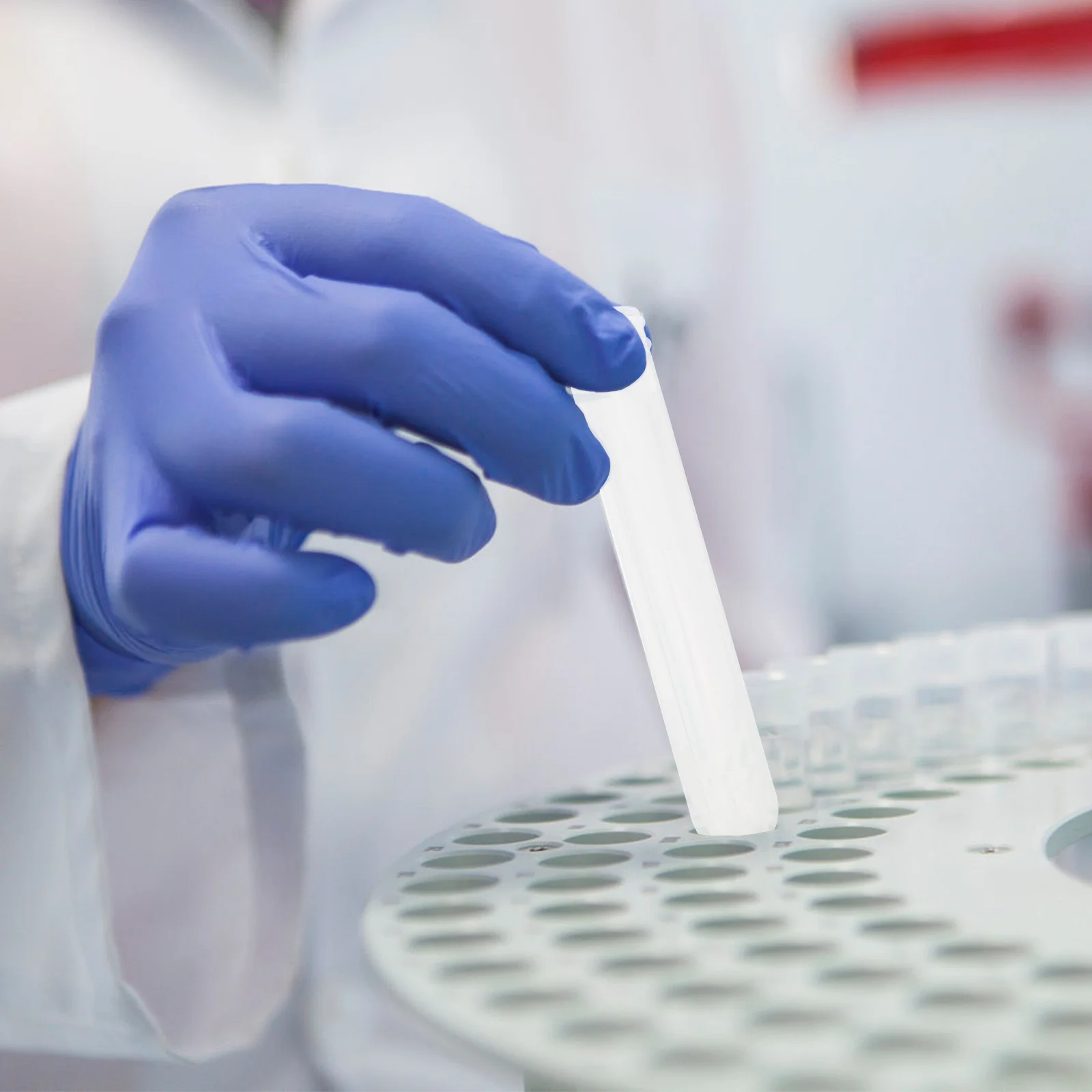 

500 Pcs Transparent Test Tubes Storage Plastic Lightweight Containers Laboratory Clear