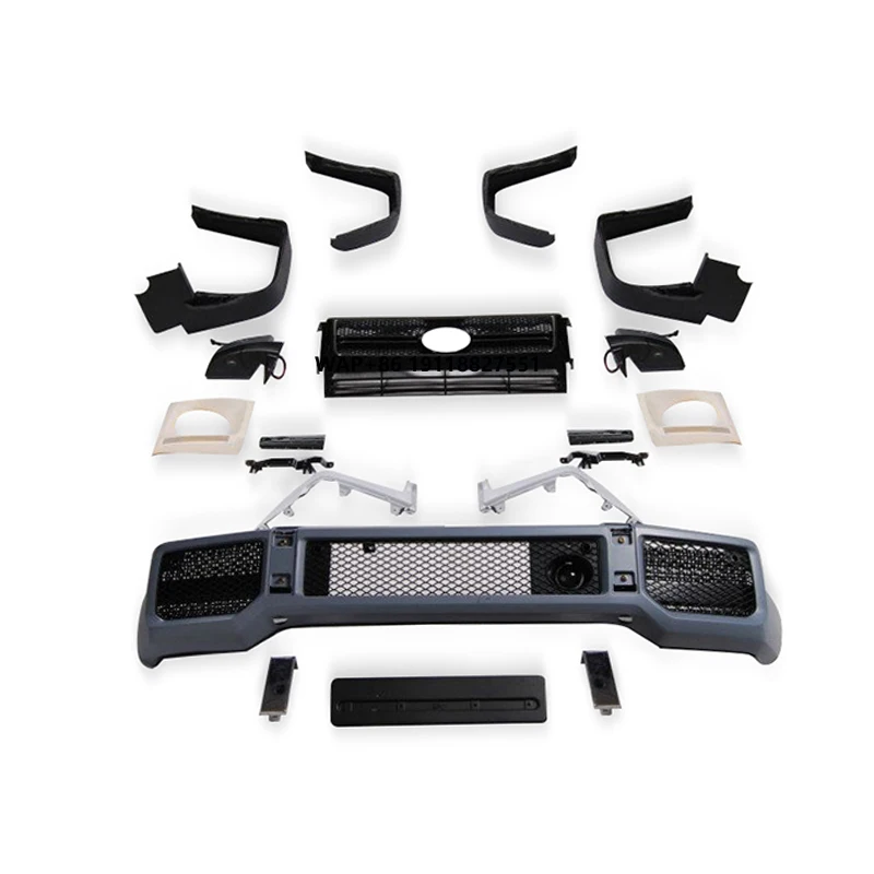 

Car Body Kit For Class W463 G55 G500 Upgrade To W463 G63 Style Look Front Bumper Grille Over Fender Parts