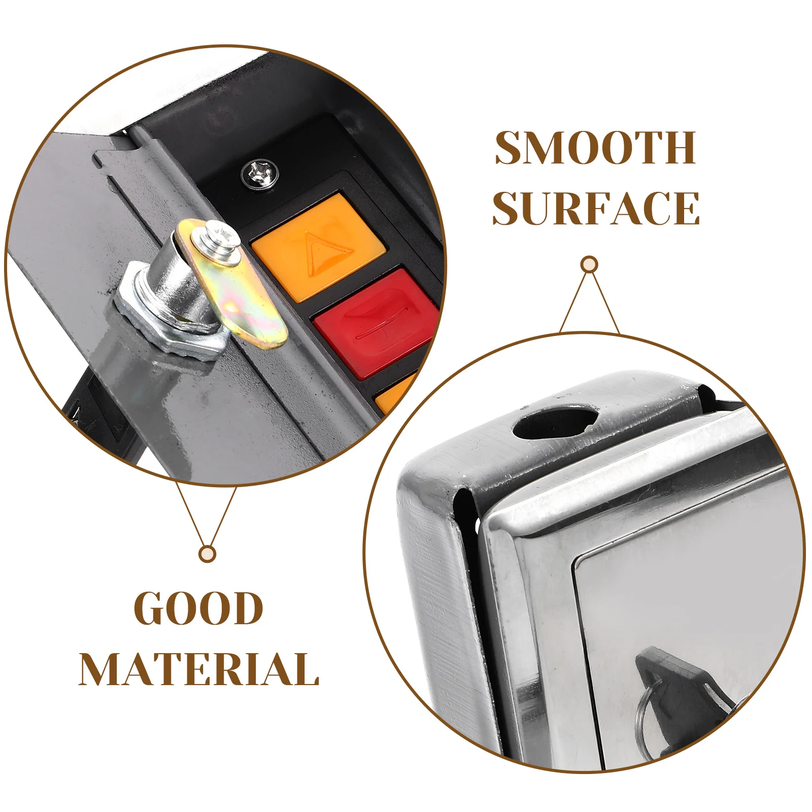 

Remote Control Switch Box for Electric Shutter Door Garage Lift Rolling Gate Manual Button Outdoor Push Starter Key Switch