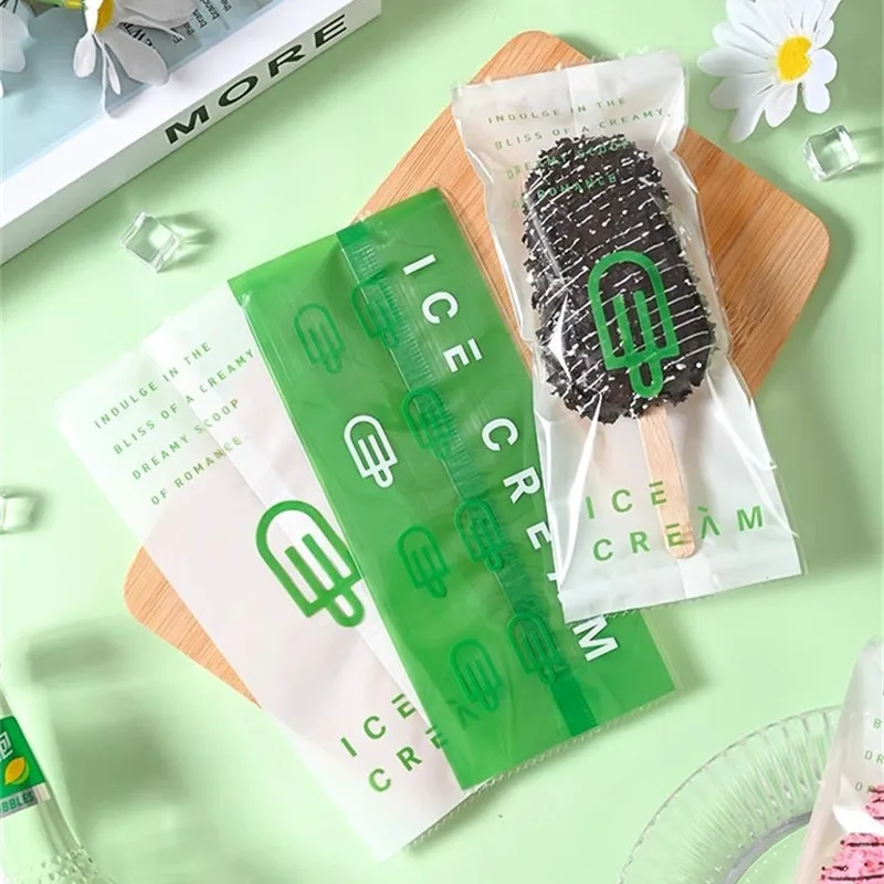 100 Stück DIY handgemachte Eis Süßigkeiten Milch Taffy Wrapper Maschine Versiegelung beutel Neujahr Geschenk Gebäck Verpackung – Detail 8