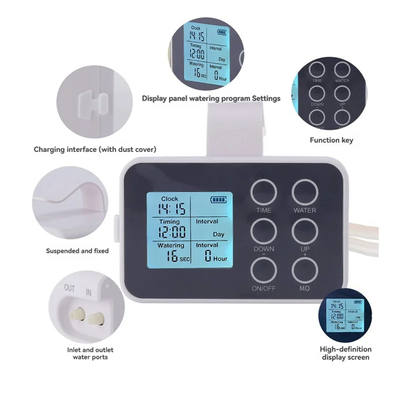 

THIVN-Smart Automatic Watering System Smart Automatic Watering Timer With Adjustable Dripper