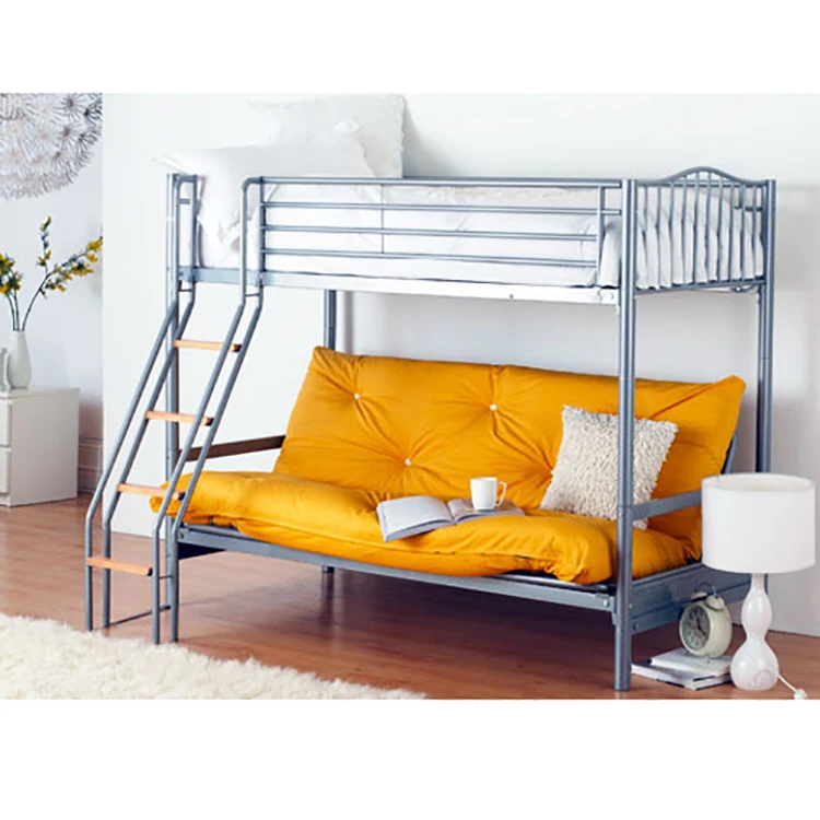 Manufacturer Price Dormitory Adult Cheap Iron Bunkbed Modern Twin Double Metal Frame Steel Bunk Bed For Sale