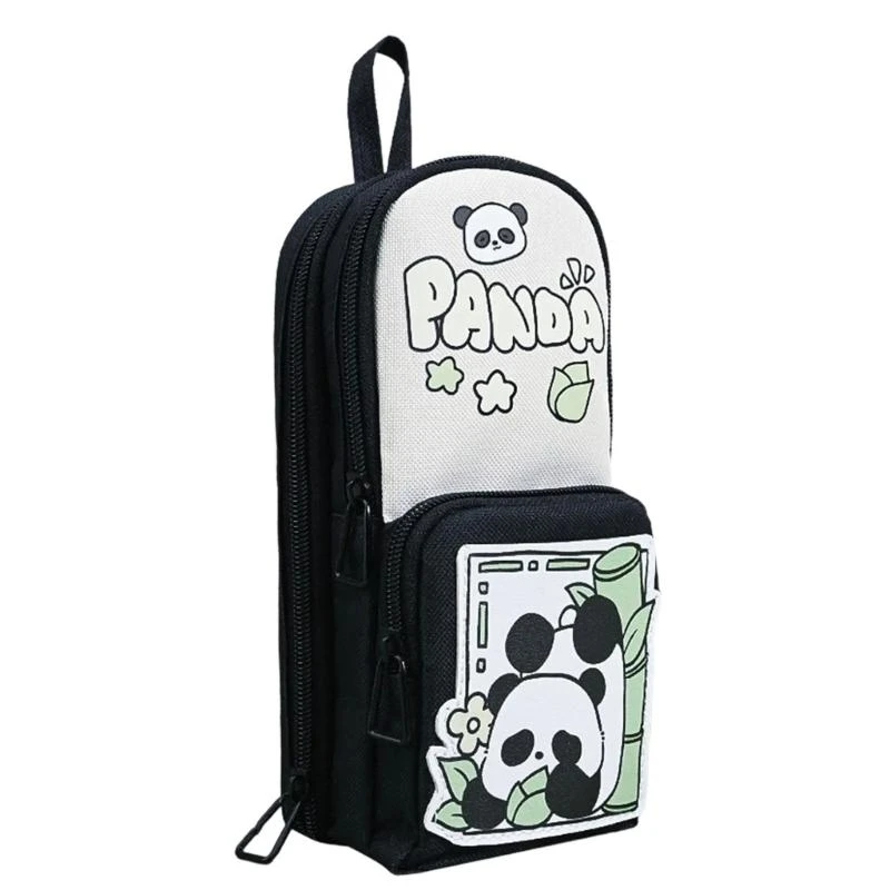 Cartoon Bleistiftkoffer großer Kapazität Bleistiftbeutel Stehende Bleistifthalter Aufbewahrungstasche Reise Make -up