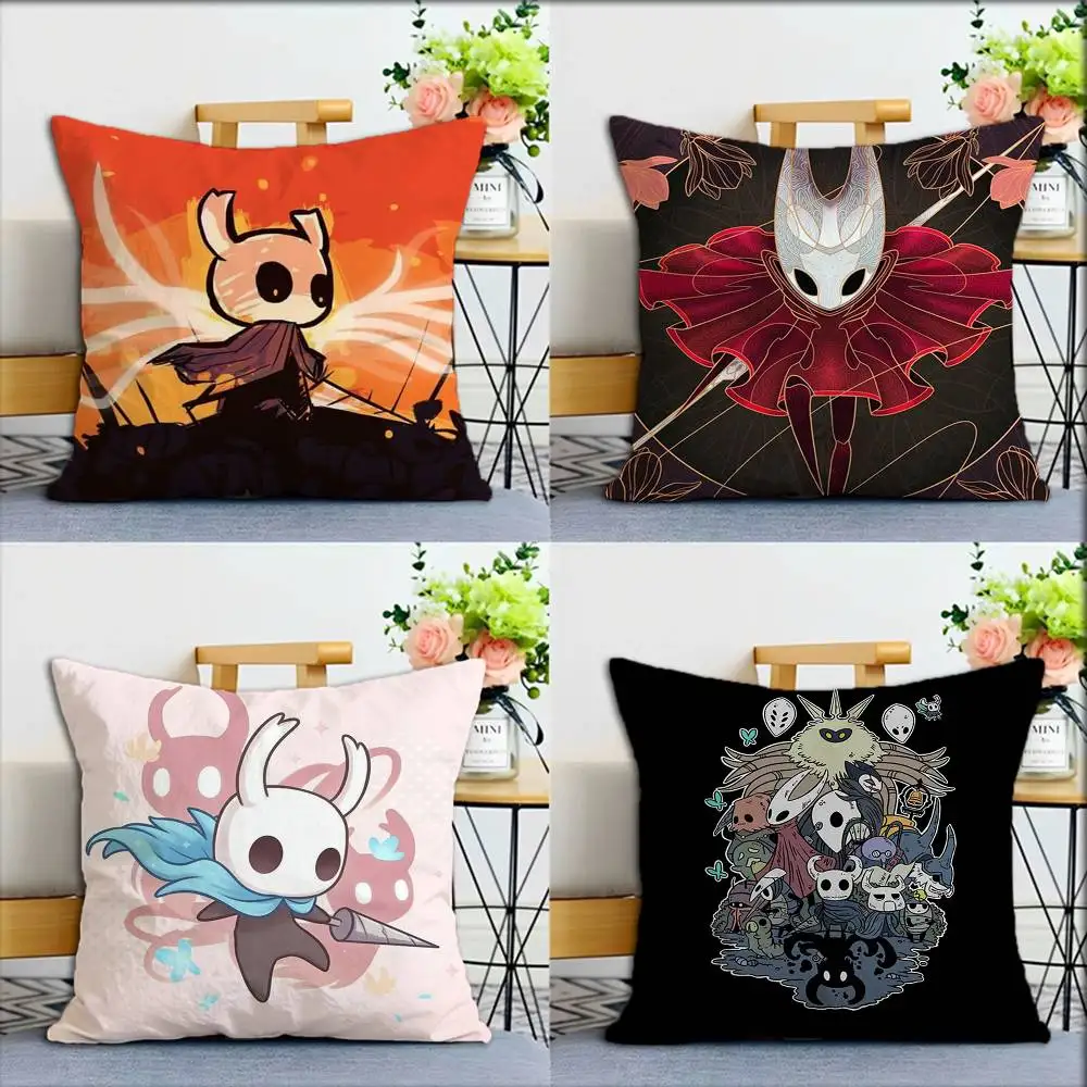 

GAME The H-ollow K-Knight World Various Sizes Square Pillow Case For Car Home Bedchamber Decor