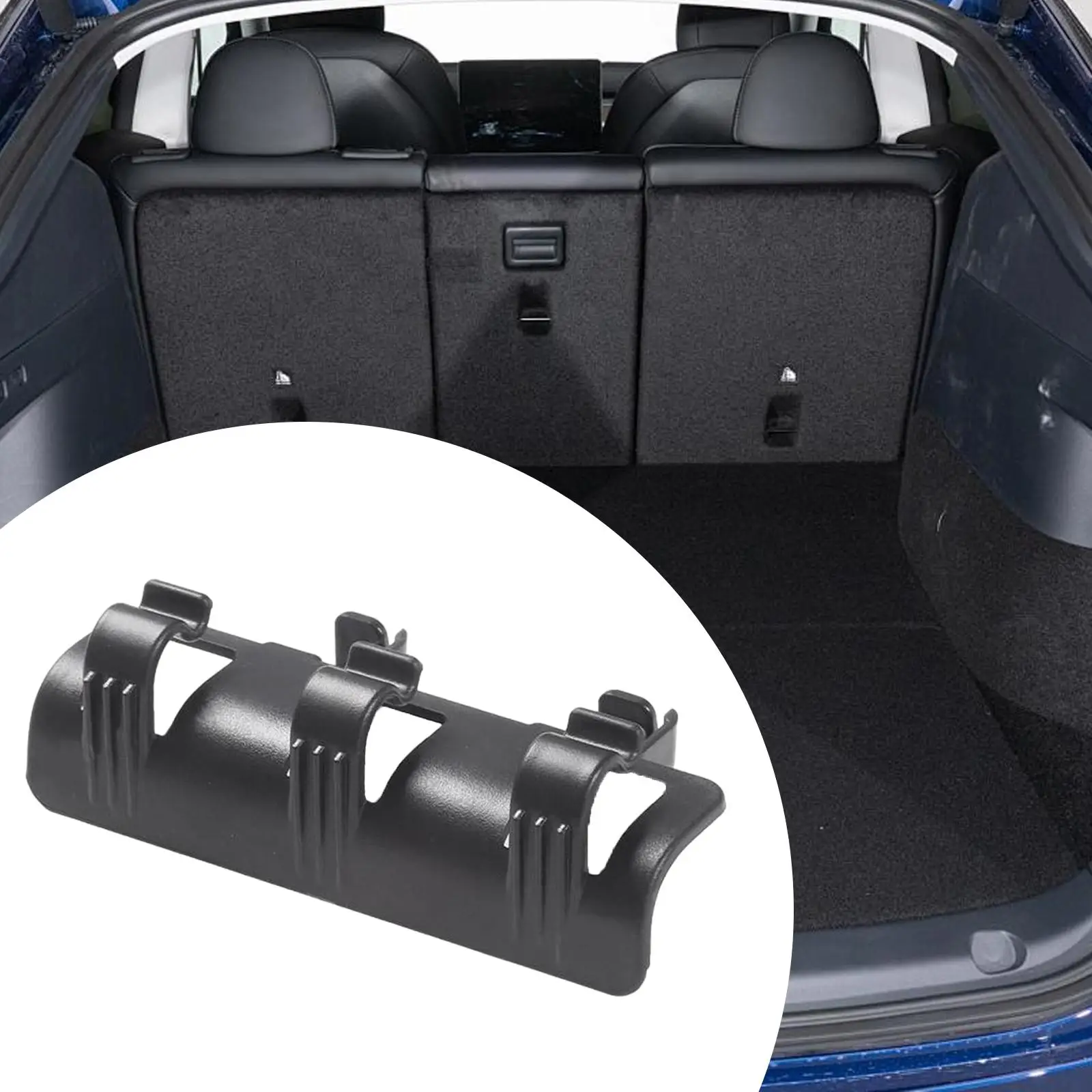 Car Rear Trunk Hook Umbrella Grocery Bag Holder Hanger for Tesla Model Y 2023-2024 Easy Installation Interior Accessories