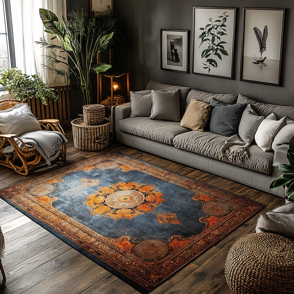 

Винтажный персидский ковер, антикварный восточный ковер, турецкий напольный коврик, богемный домашний декор, коврик для прихожей, традиционная кафедра