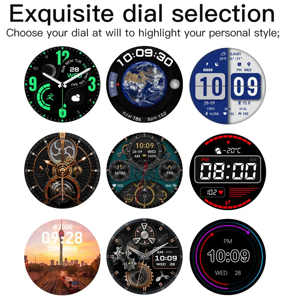 L13 Đồng Hồ Thông Minh GT05 Nam Đồng Hồ Thông Minh SmartWatch Điện Tâm Đồ PPG Chống Thấm Nước Hình Răng Gọi Áp Thời Trang Đeo Tay Vòng Tay Tập Thể Hình PK L7