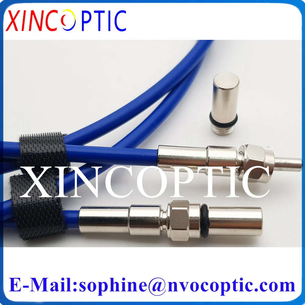 SMA905-SMA905 1500um Silica Fiber Quarts Core 1/2/3/5M 5.0mm NIR 0.37NA HI 350-1700nm Armored Fiber Optic Patch Cord Cable