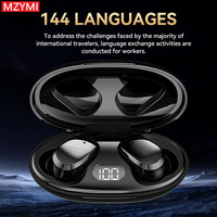 AI Translator Earbuds 144 Languages A68 ENC Noise Cancelling Bluetooth 5.3 Translation Wireless Headphones Real Time Earphones
