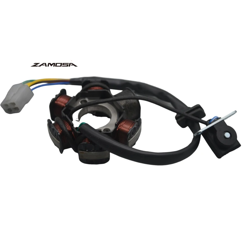 

C100-6 AC 6 Pole Motorcycle Electric Stator Coil Compatible With C100-6 AC 6 Pole Stator Coil