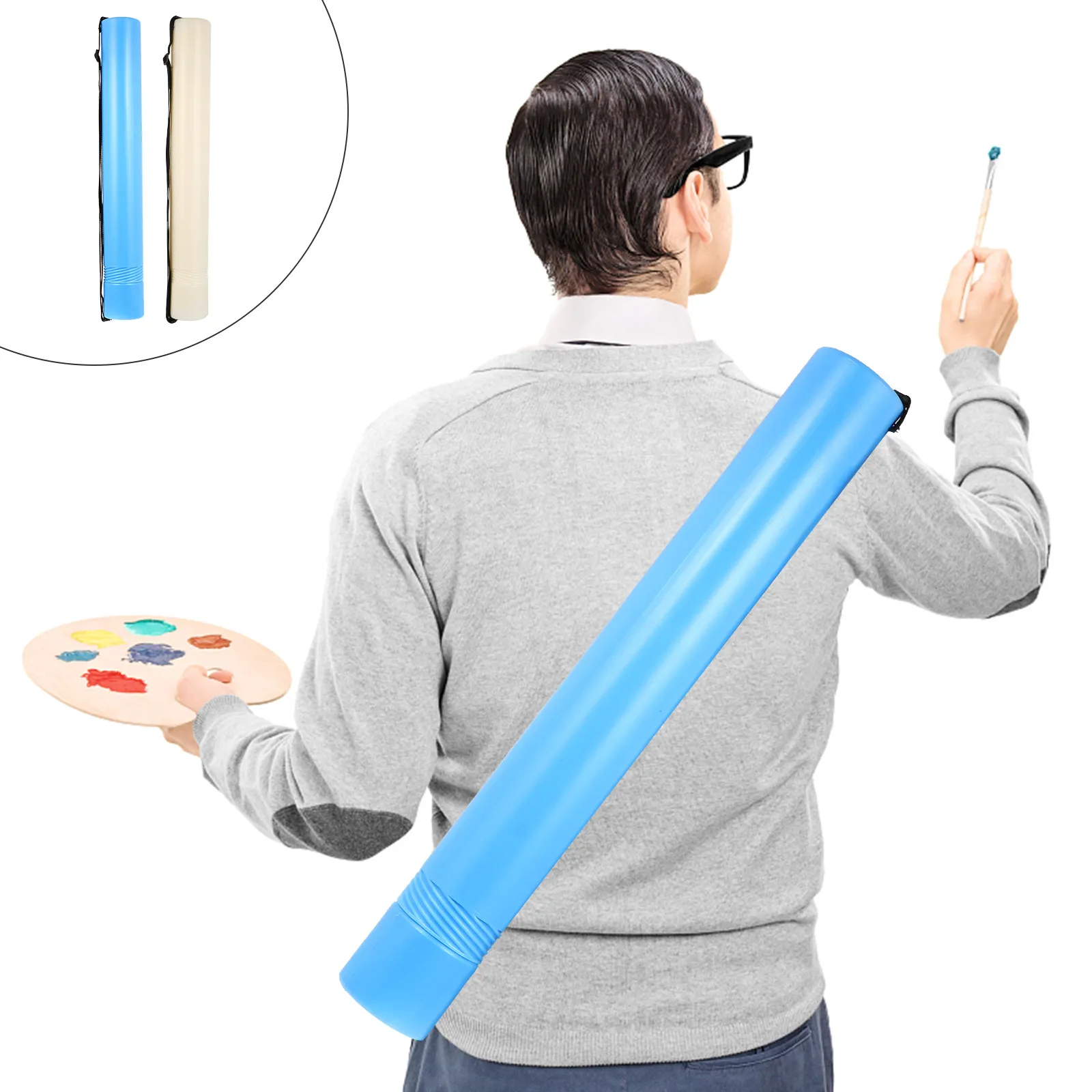 2pcs-extendable-plastic-poster-tube-for-artworks-blueprints-drawings-documents-storage-telescopic-storage-tube-with-adjustable