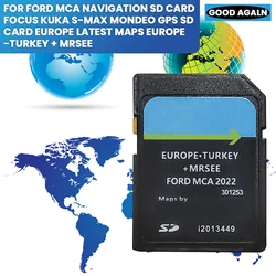 2022 Ford MCA Navigation SD Card Focus Kuka S-Max Mondeo GPS SD Card Europe Latest Maps